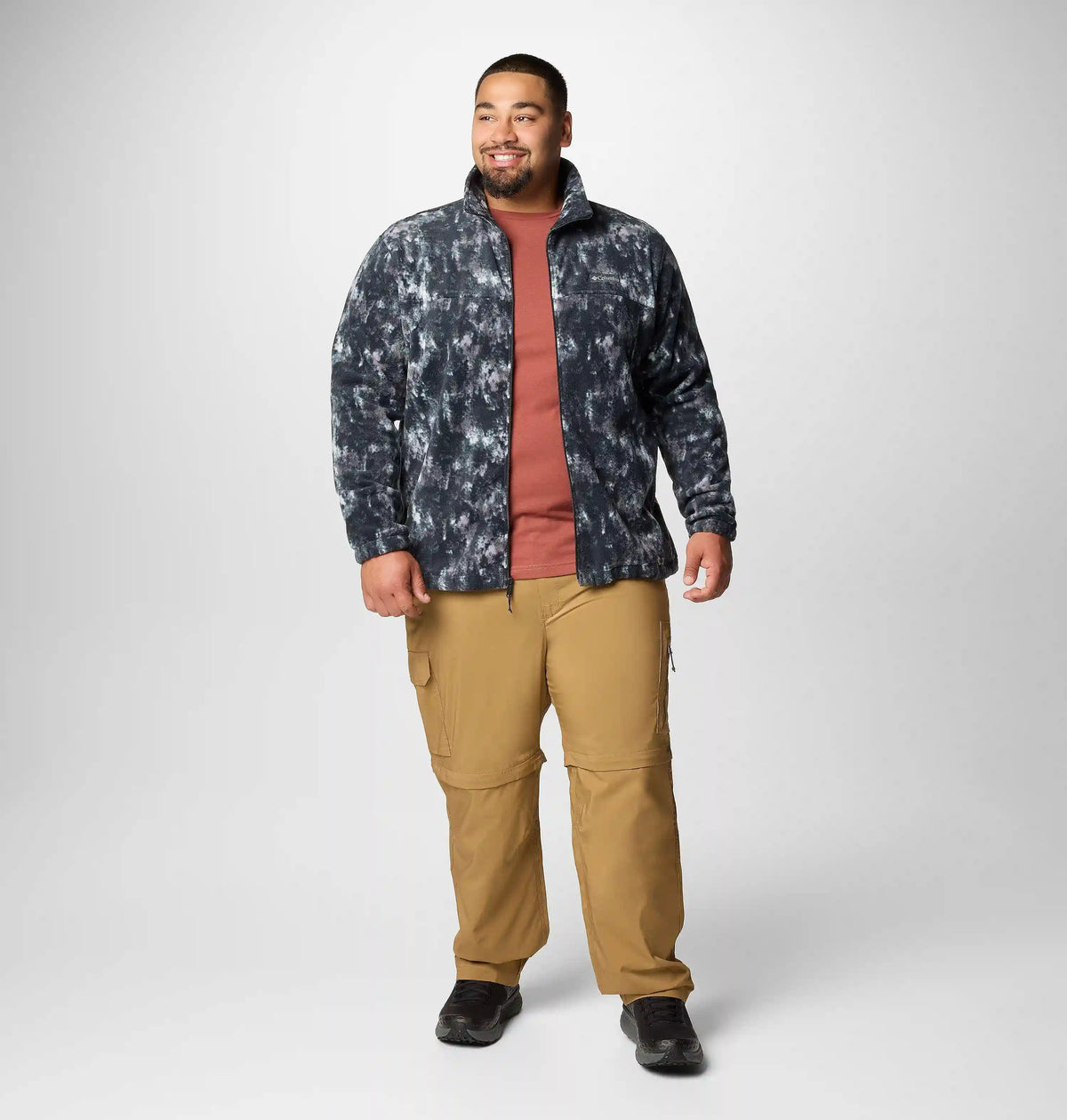 Men's Steens Mountain Printed Fleece Jacket - Big
