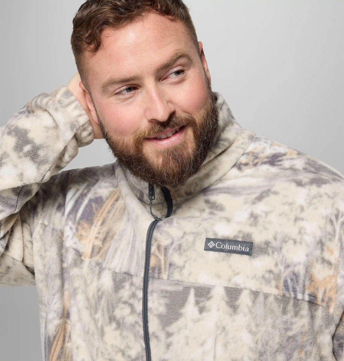 Men's Steens Mountain Printed Fleece Jacket - Big