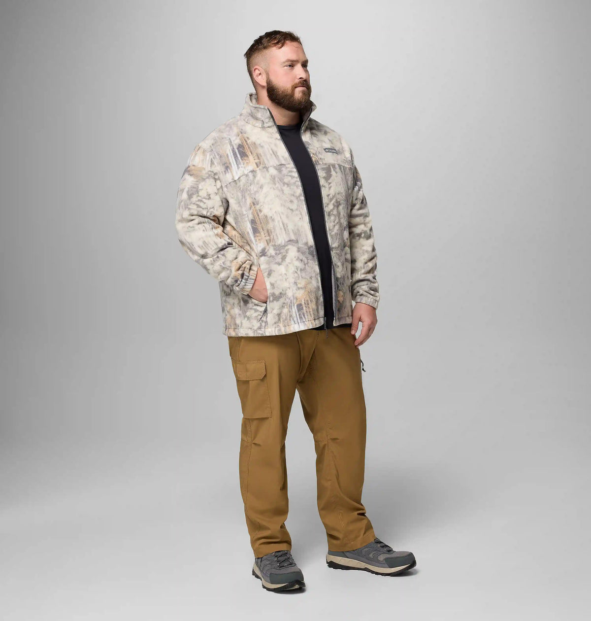 Men's Steens Mountain Printed Fleece Jacket - Big