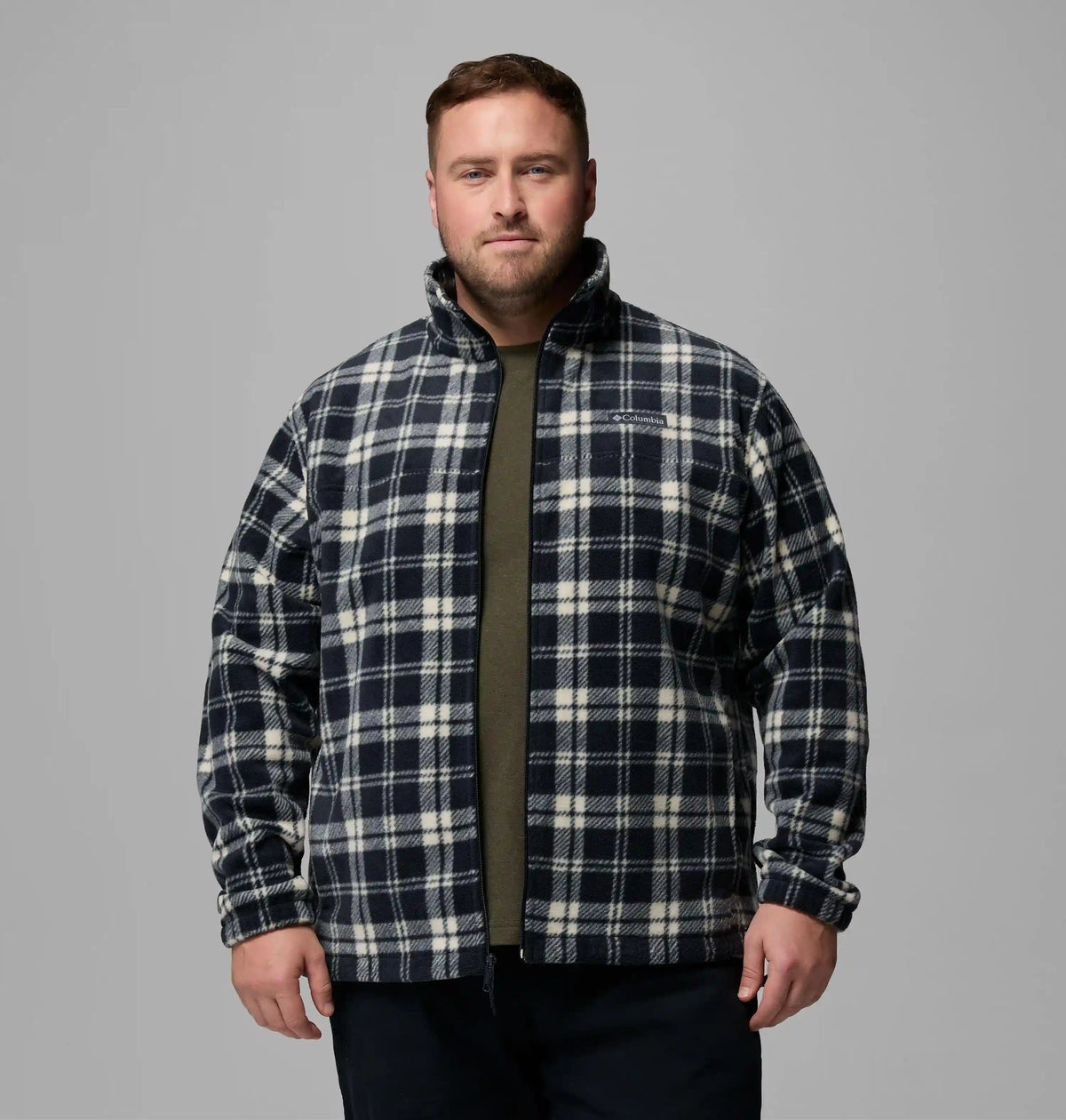 Men's Steens Mountain Printed Fleece Jacket - Big