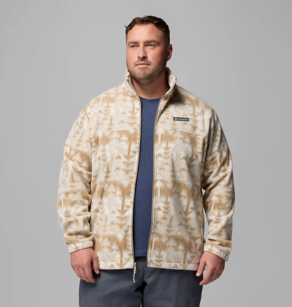 Men's Steens Mountain Printed Fleece Jacket - Big