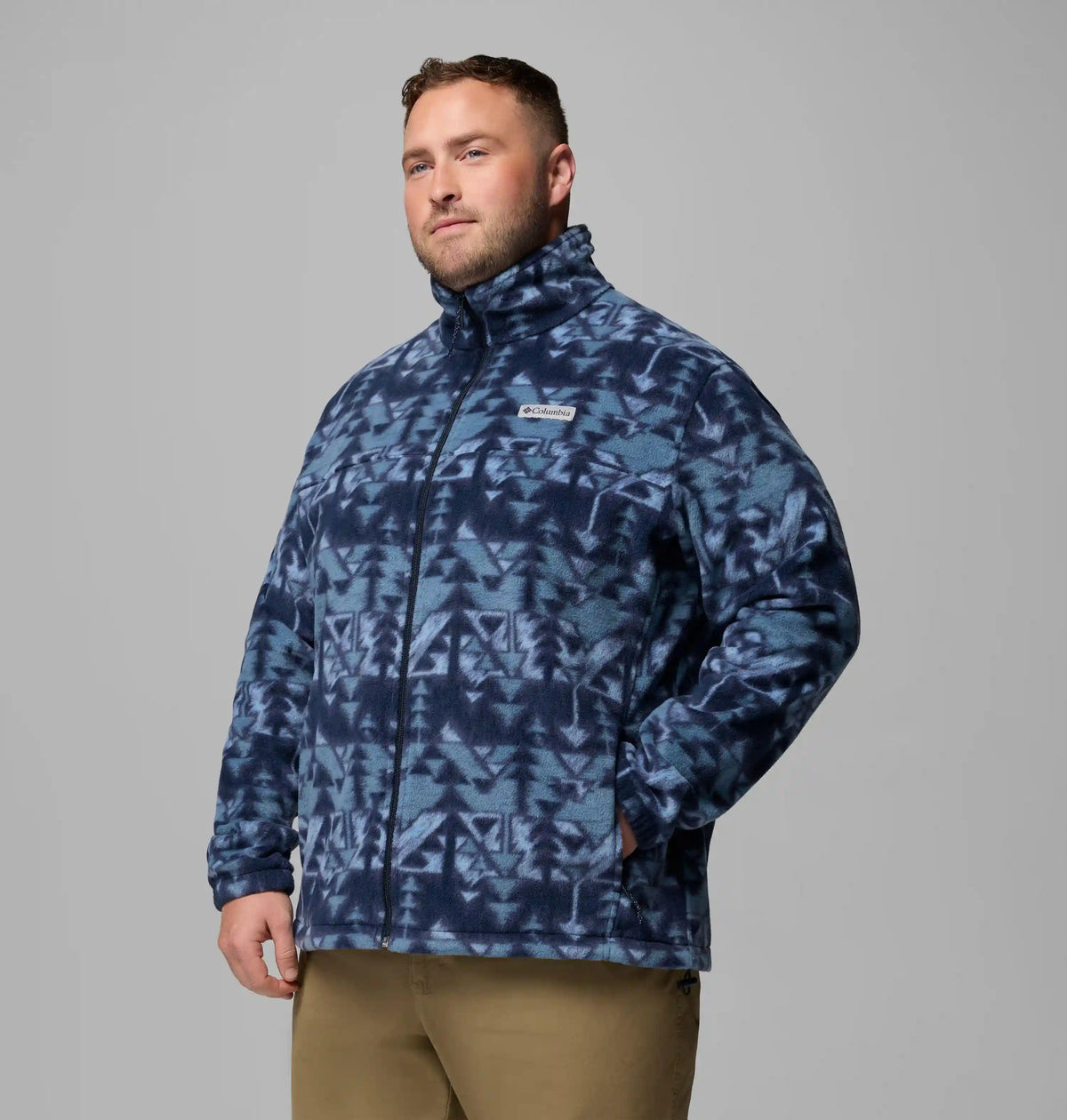 Men's Steens Mountain Printed Fleece Jacket - Big