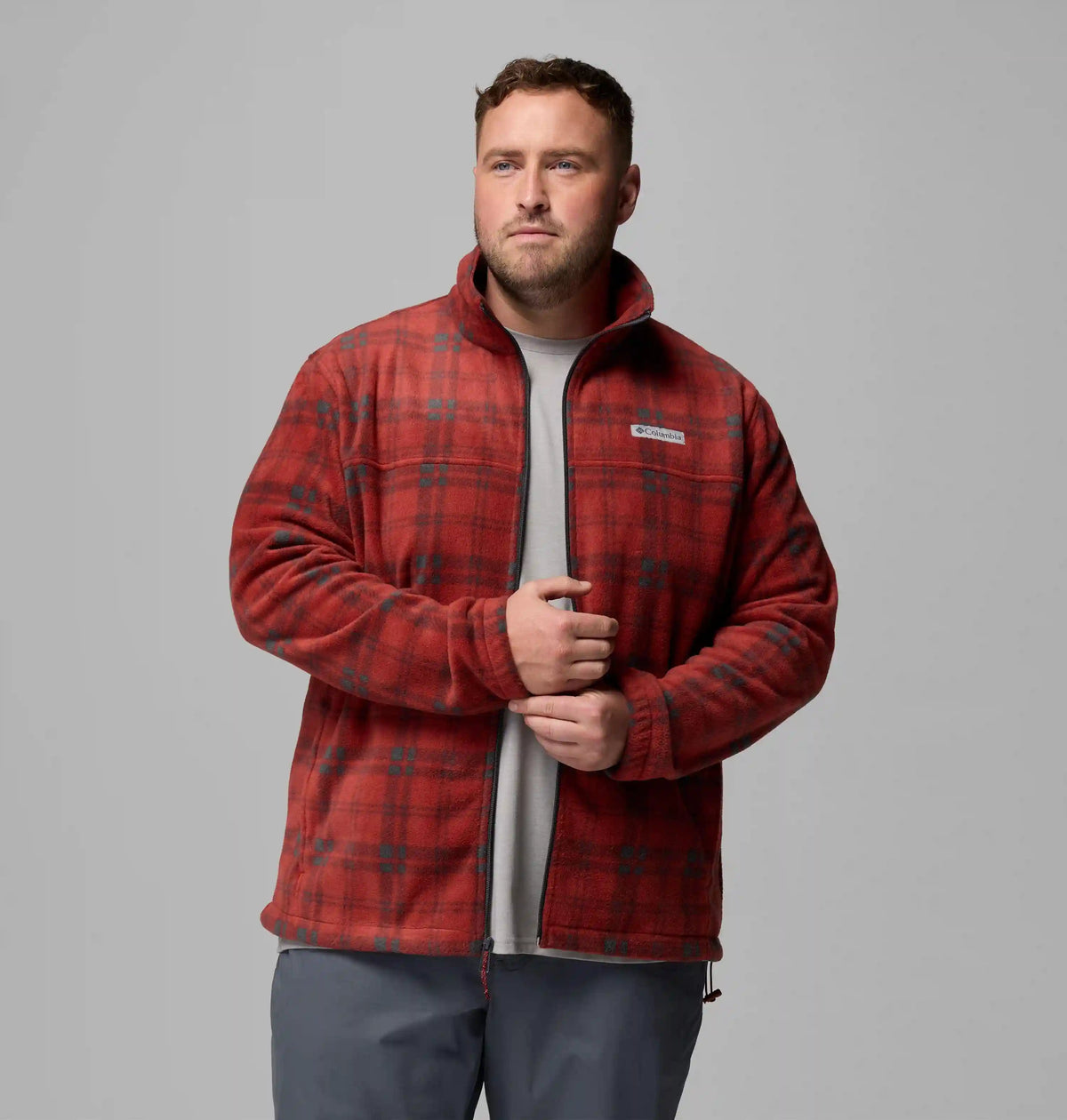 Men's Steens Mountain Printed Fleece Jacket - Big