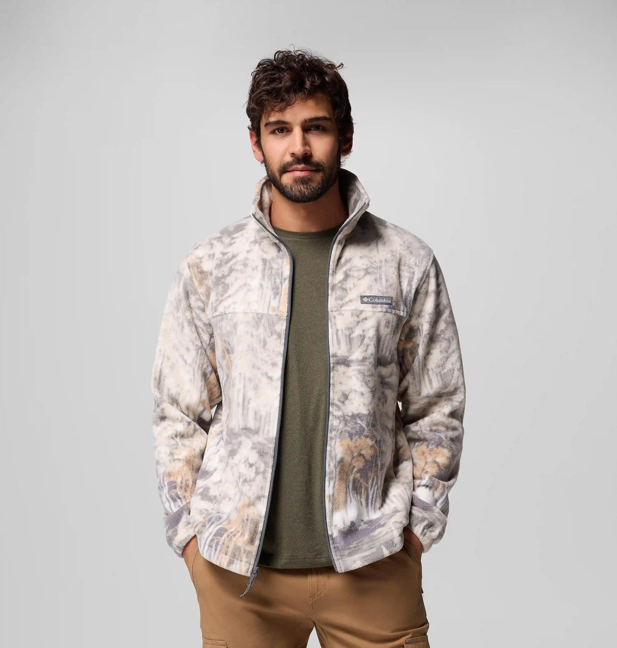 Men's Steens Mountain Printed Fleece Jacket - Tall