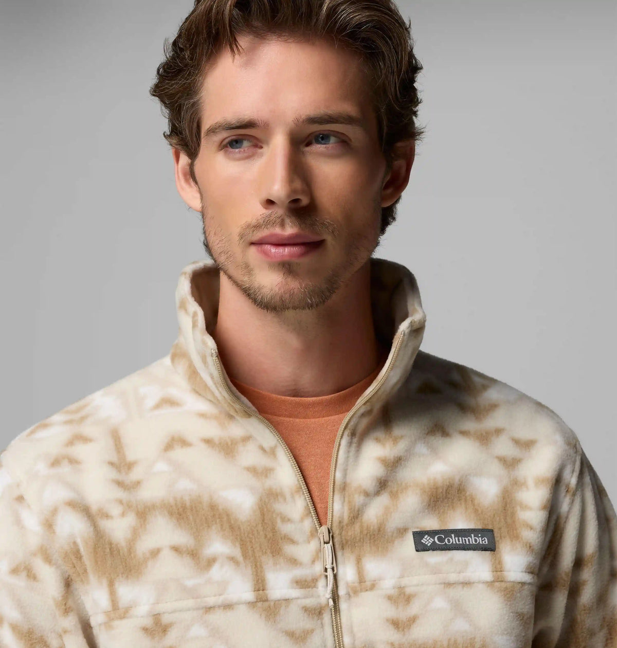 Men's Steens Mountain Printed Fleece Jacket - Tall