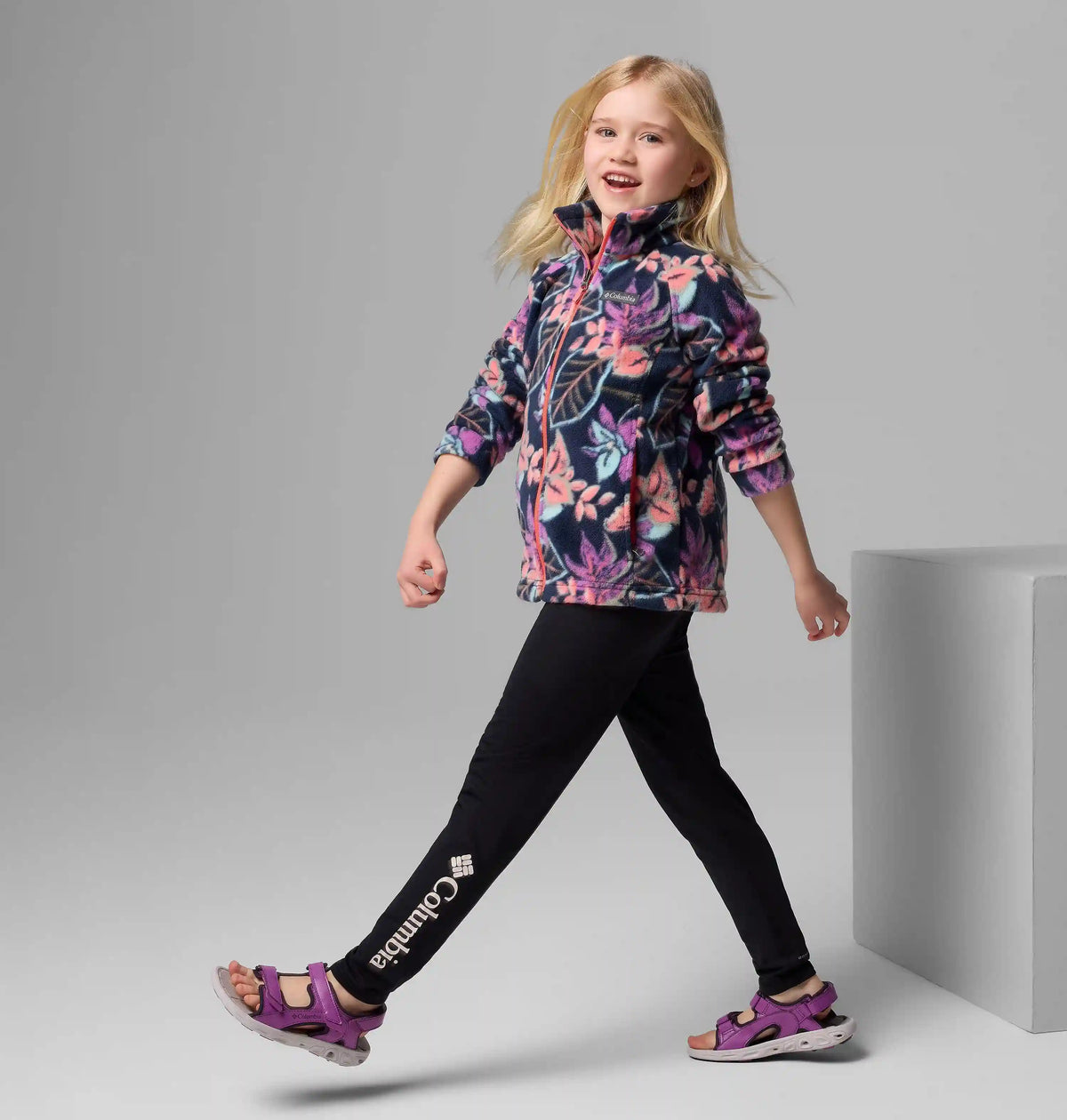 Girls' Benton Springs II Printed Fleece Jacket