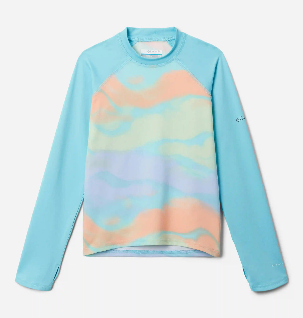 Kids’ Sandy Shores Printed Long Sleeve Sunguard Shirt