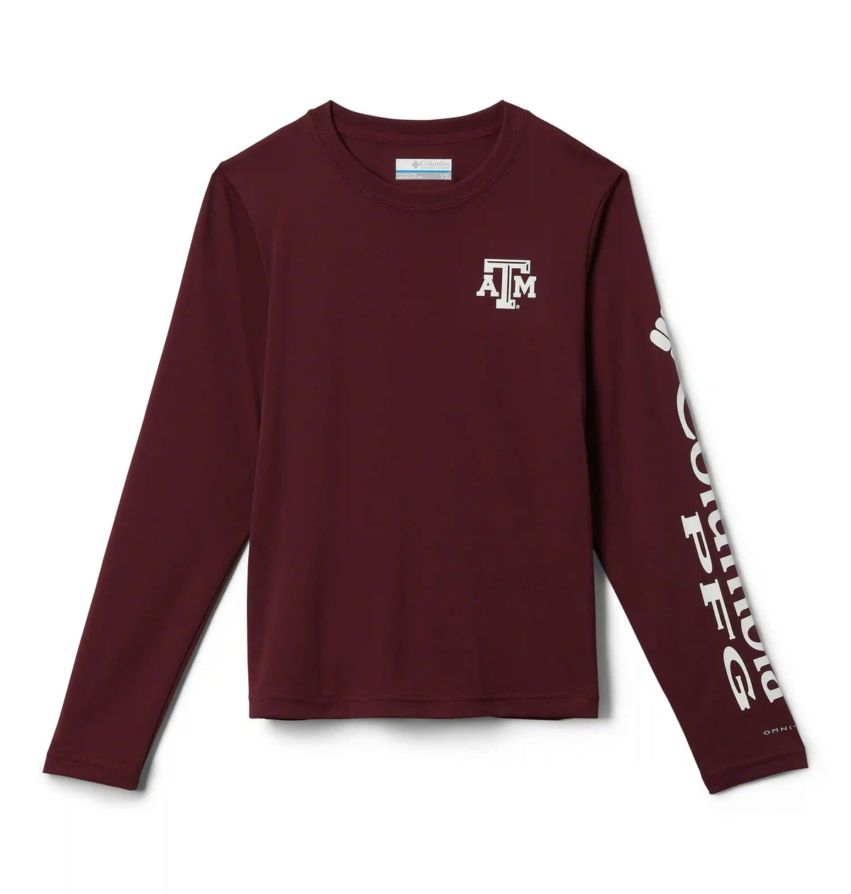 Kids' Collegiate PFG Terminal Tackle Long Sleeve Shirt - Texas A&M