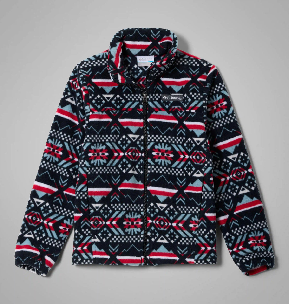 Girls' Castle Dale Printed Full Zip Fleece Jacket