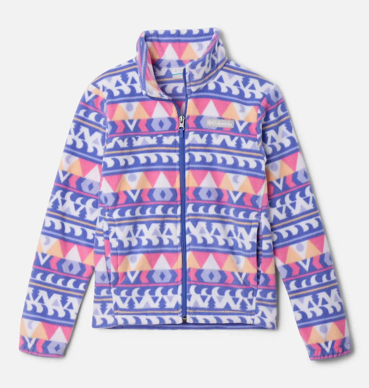 Girls' Castle Dale Printed Full Zip Fleece Jacket