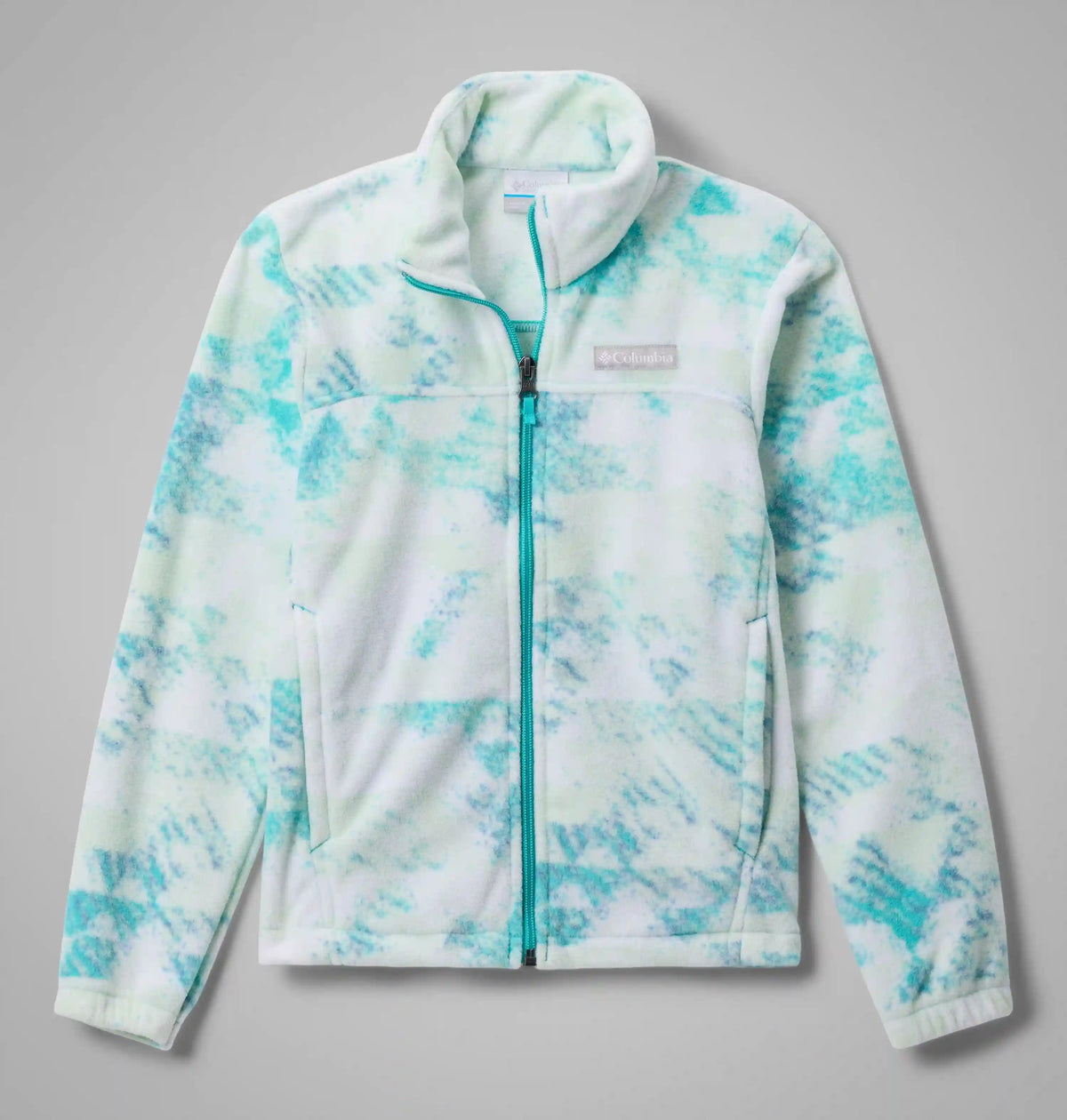 Girls' Castle Dale Printed Full Zip Fleece Jacket
