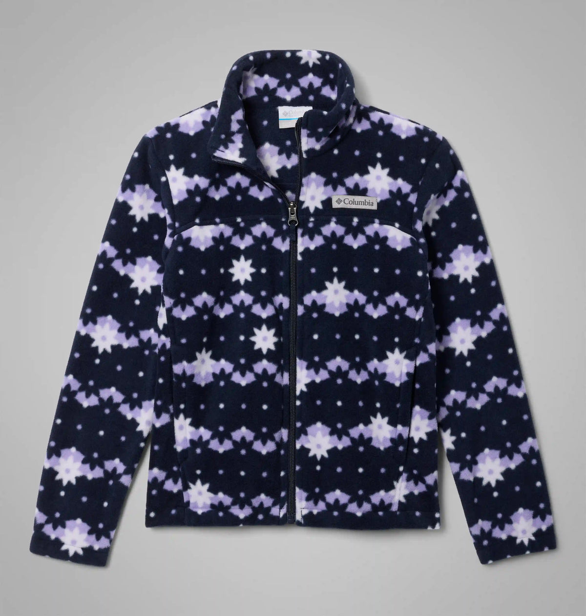 Girls' Castle Dale Printed Full Zip Fleece Jacket