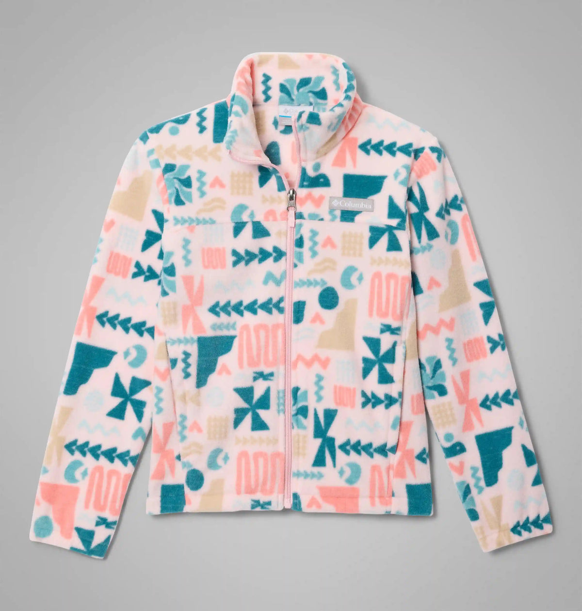Girls' Castle Dale Printed Full Zip Fleece Jacket