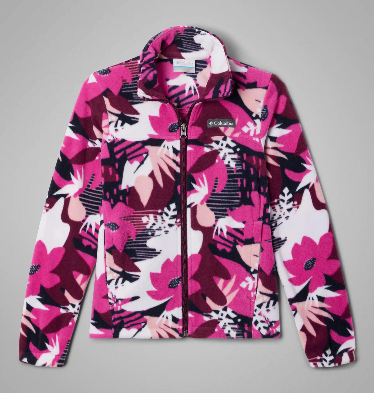 Girls' Castle Dale Printed Full Zip Fleece Jacket
