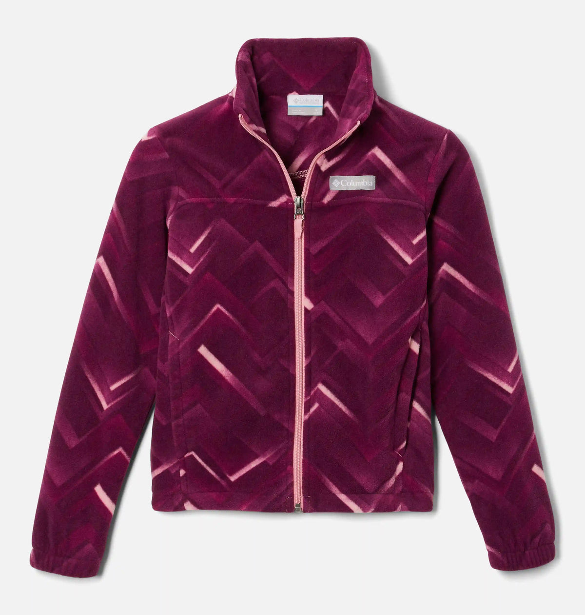 Girls' Castle Dale Printed Full Zip Fleece Jacket