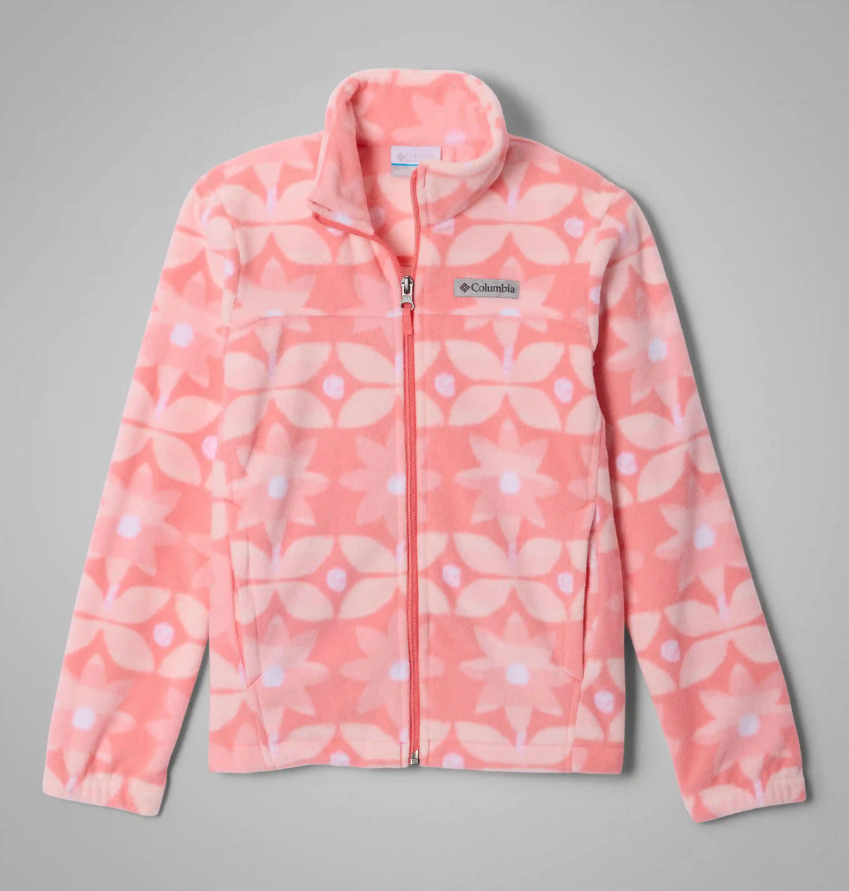 Girls' Castle Dale Printed Full Zip Fleece Jacket