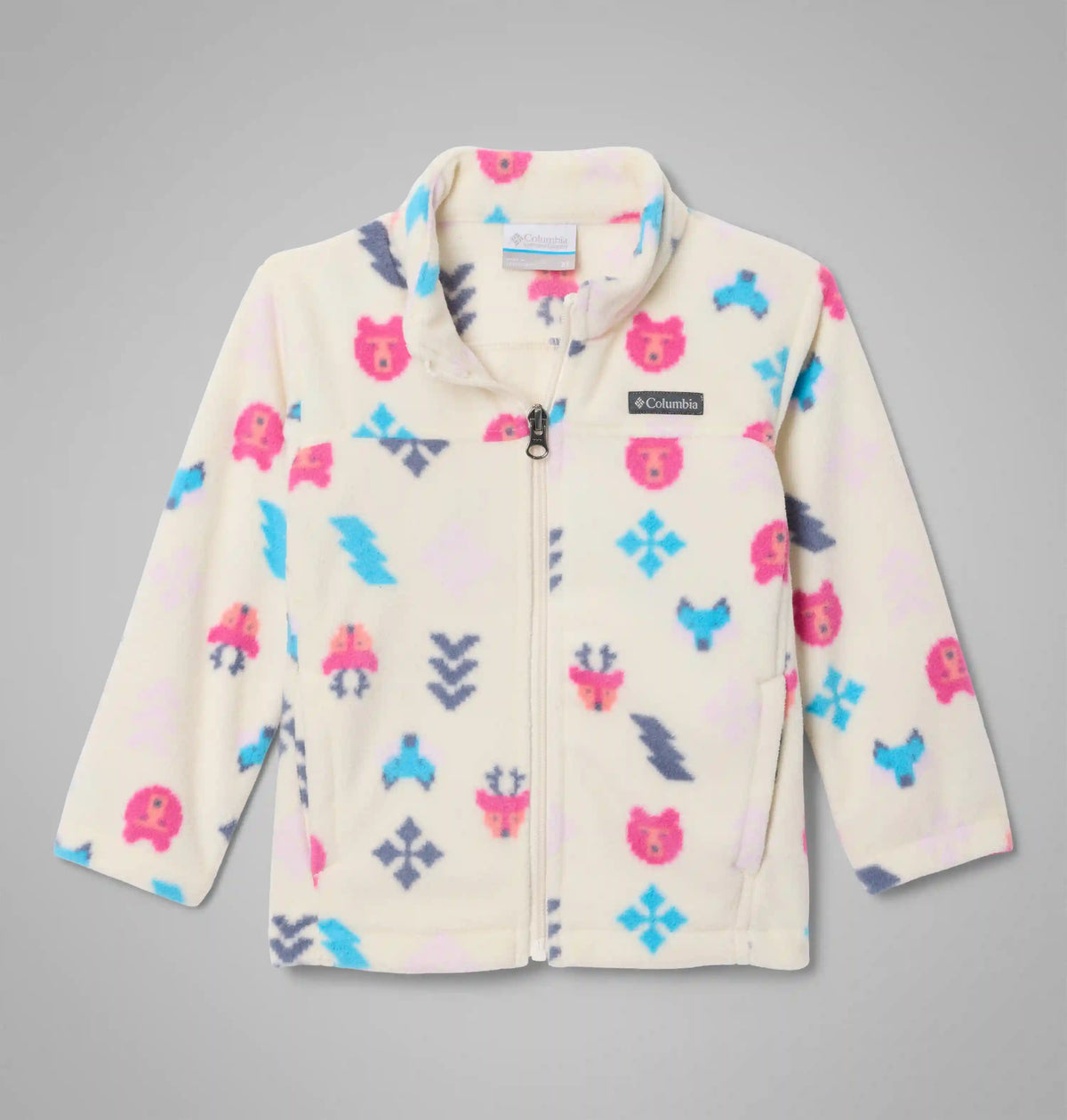 Girls' Toddler Castle Dale Printed Full Zip Fleece Jacket