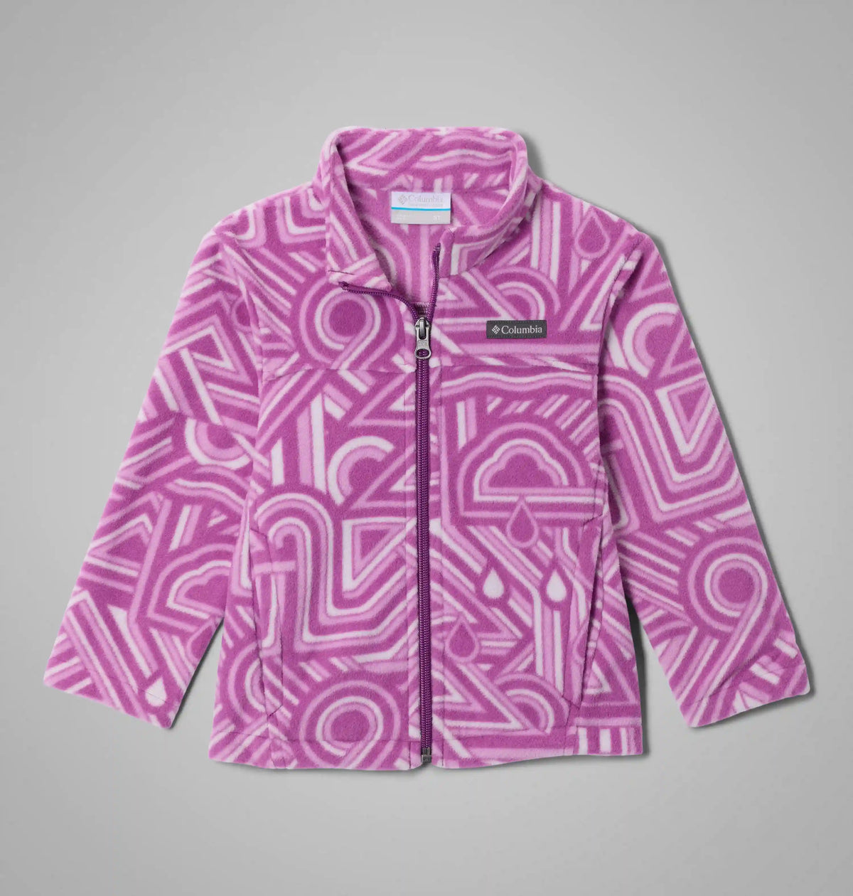 Girls' Toddler Castle Dale Printed Full Zip Fleece Jacket