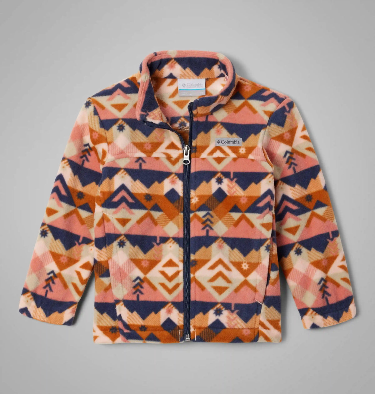 Girls' Toddler Castle Dale Printed Full Zip Fleece Jacket