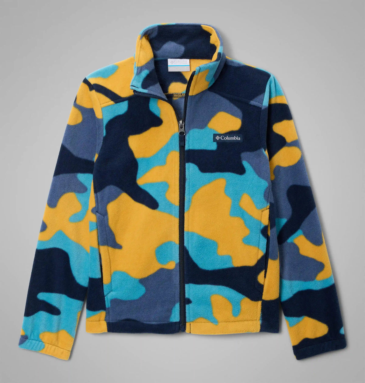 Boys' Castle Dale Printed Full Zip Fleece