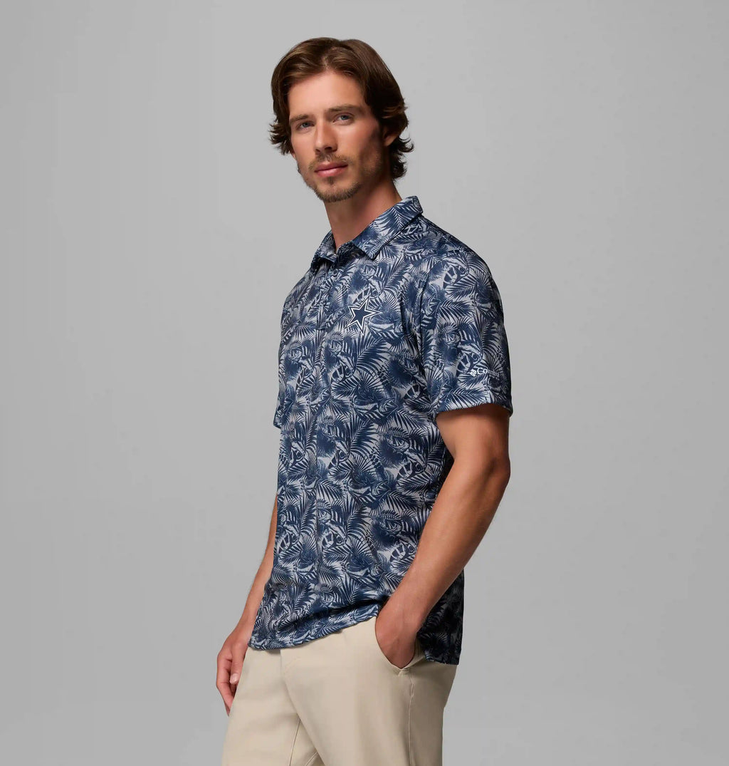 Men's PFG Super Terminal Tackle Polo - Dallas Cowboys