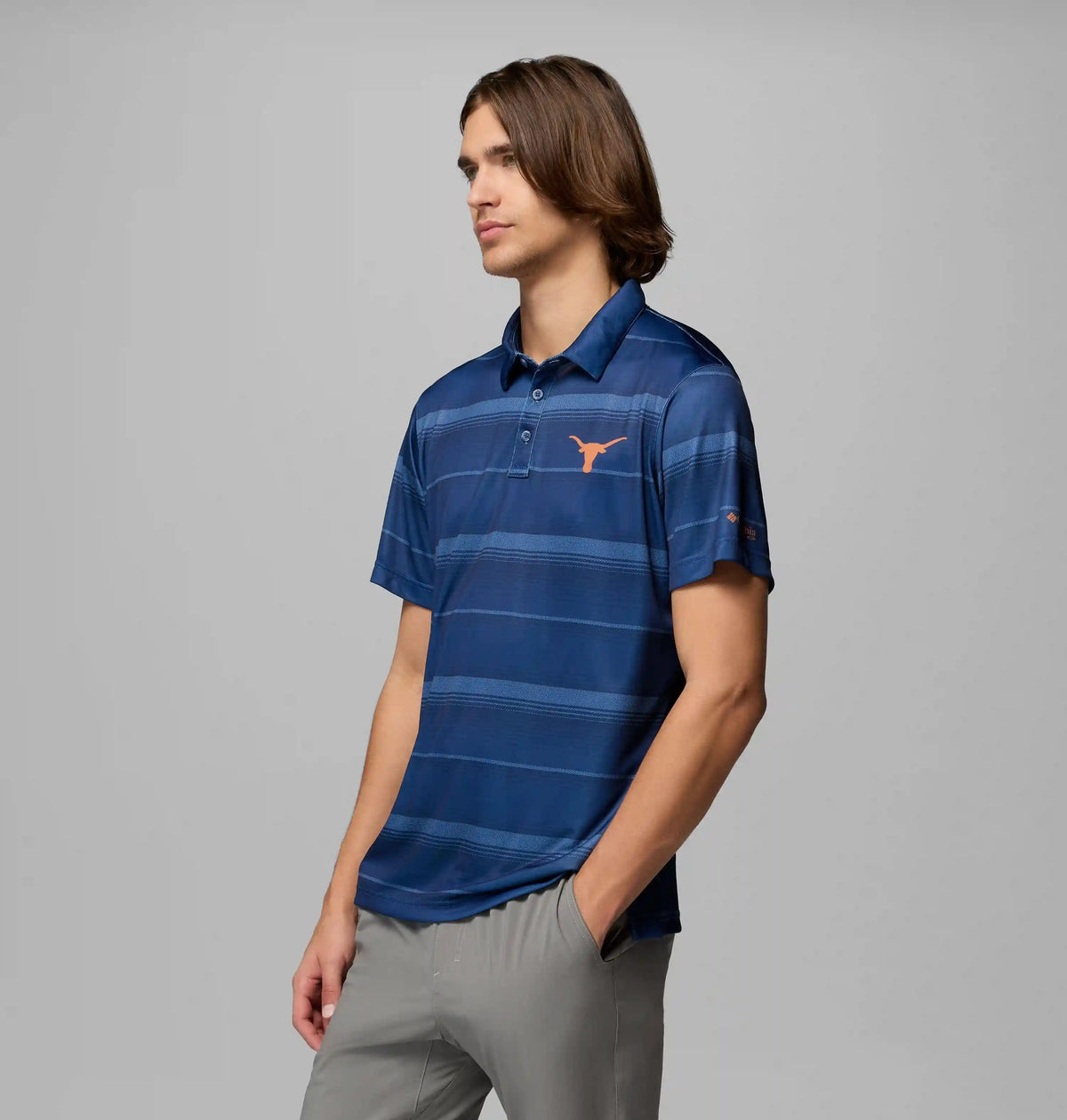 Men's Collegiate PFG Super Terminal Tackle Polo - Texas