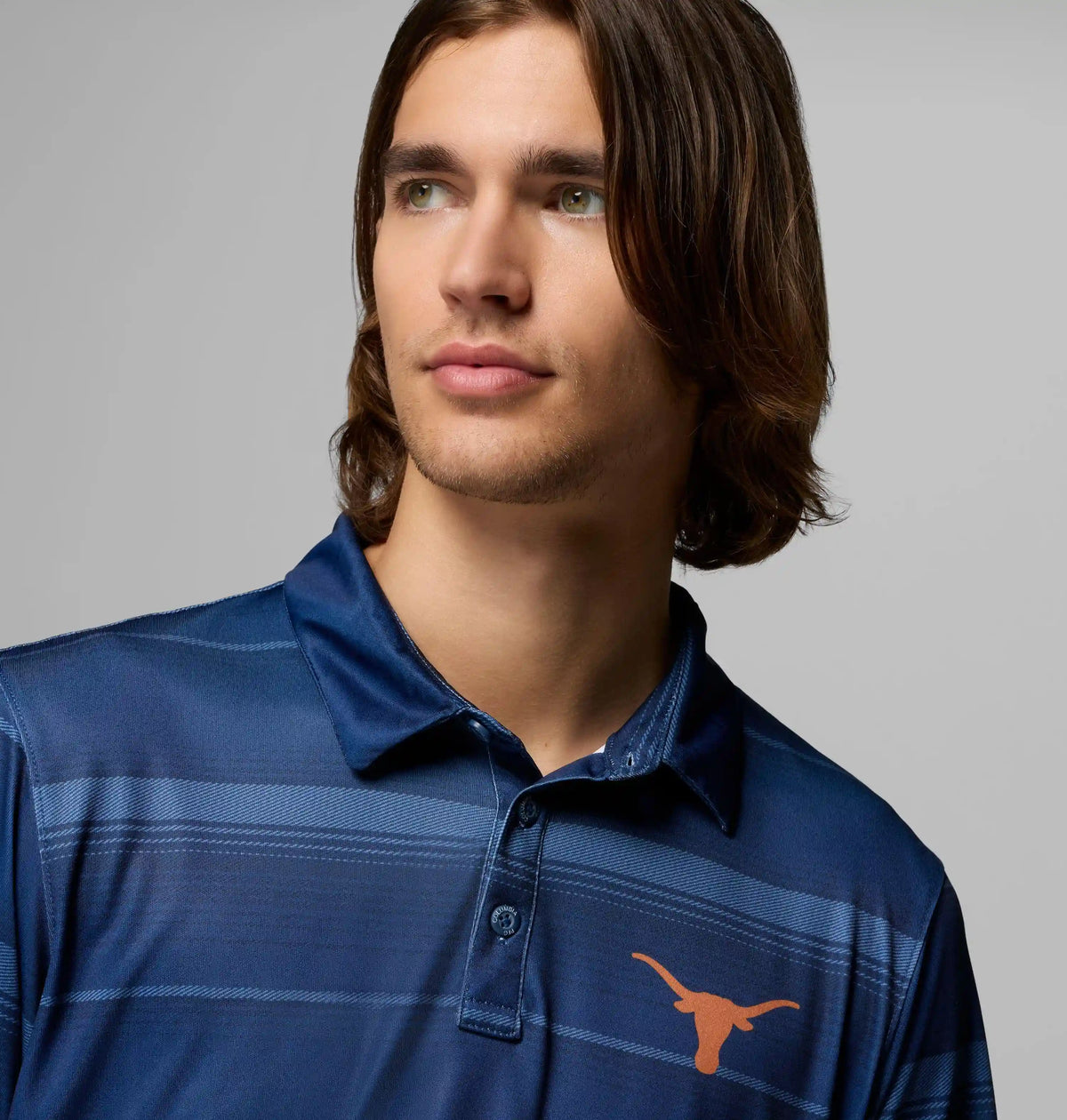 Men's Collegiate PFG Super Terminal Tackle Polo - Texas