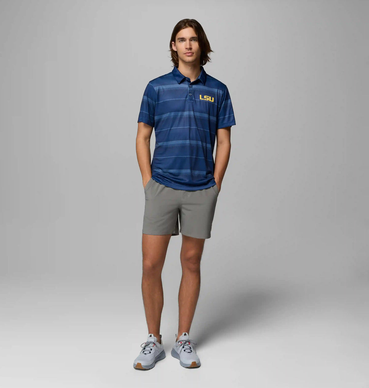 Men's Collegiate PFG Super Terminal Tackle Polo - LSU