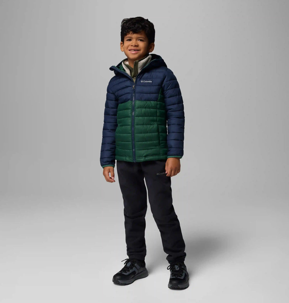 Boys' Powder Lite II Hooded Jacket