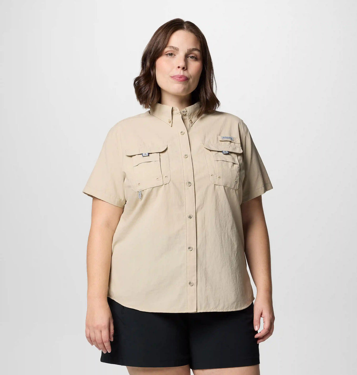 Women's PFG Bahama Short Sleeve Shirt - Plus Size