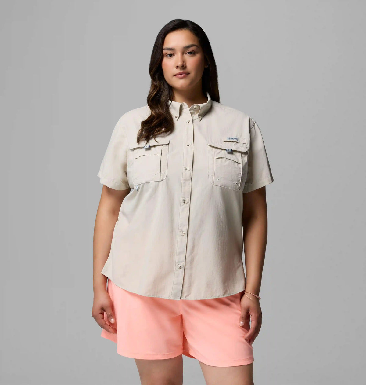 Women's PFG Bahama Short Sleeve Shirt - Plus Size