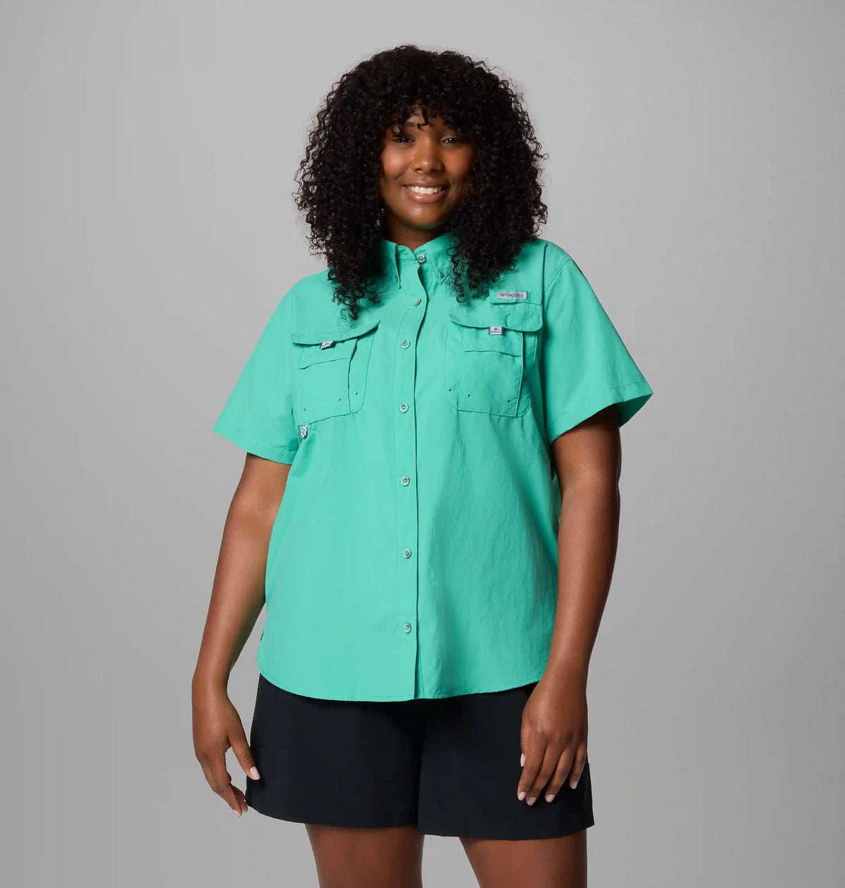 Women's PFG Bahama Short Sleeve Shirt - Plus Size