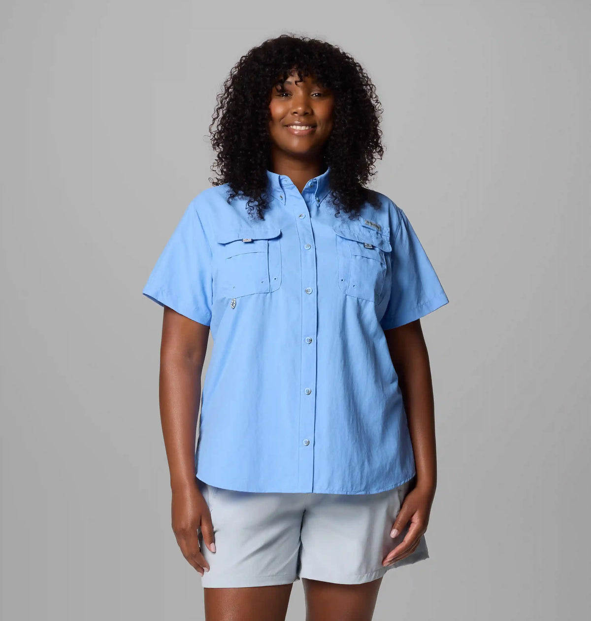 Women's PFG Bahama Short Sleeve Shirt - Plus Size