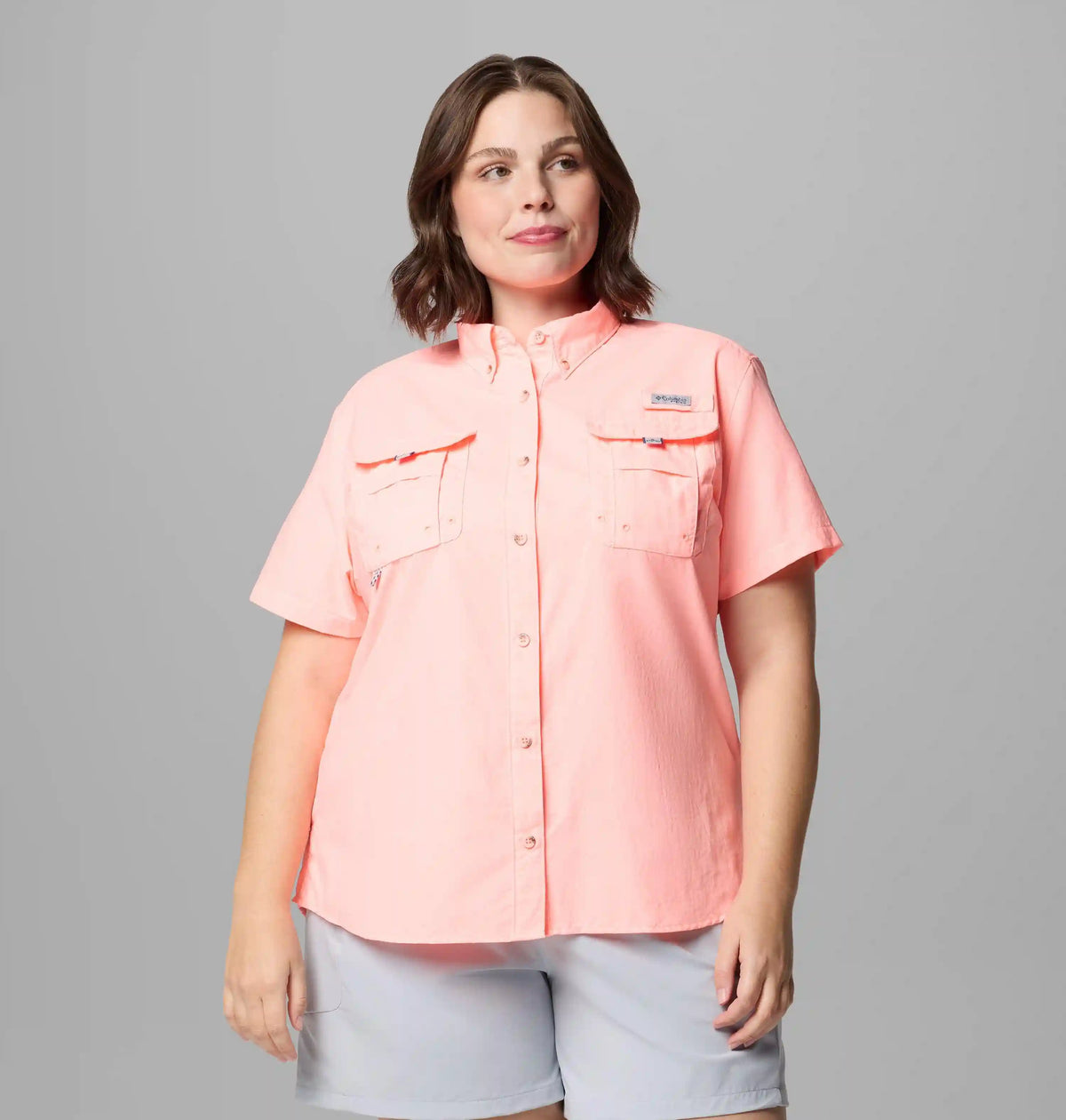 Women's PFG Bahama Short Sleeve Shirt - Plus Size