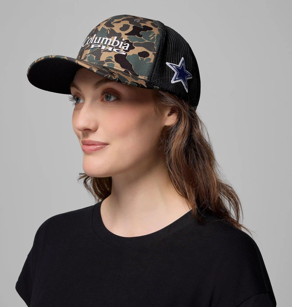 Collegiate PHG Camo Mesh Ball Cap - Dallas Cowboys