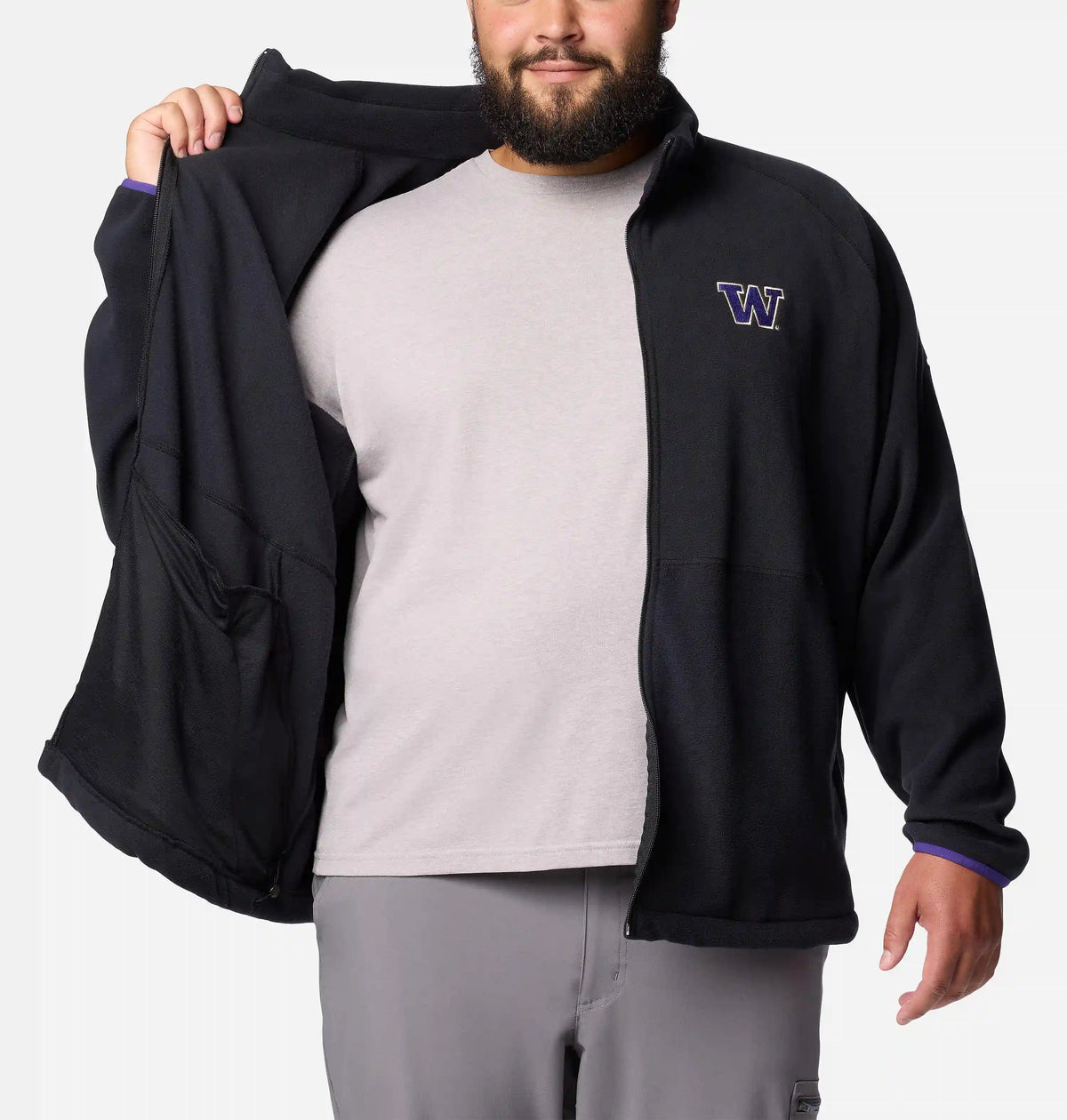 Men's Collegiate Flanker IV Fleece Jacket - Big - Washington