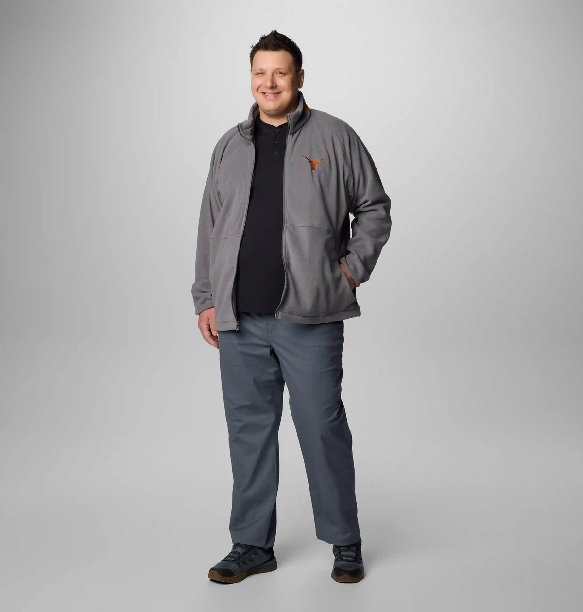 Men's Collegiate Flanker IV Fleece Jacket - Big - Texas