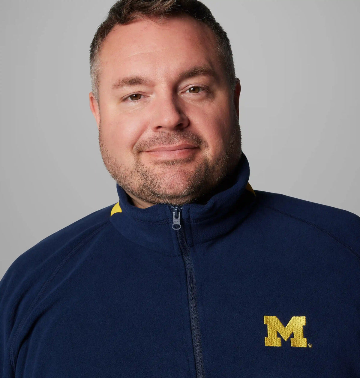 Men's Collegiate Flanker IV Fleece Jacket - Big - Michigan