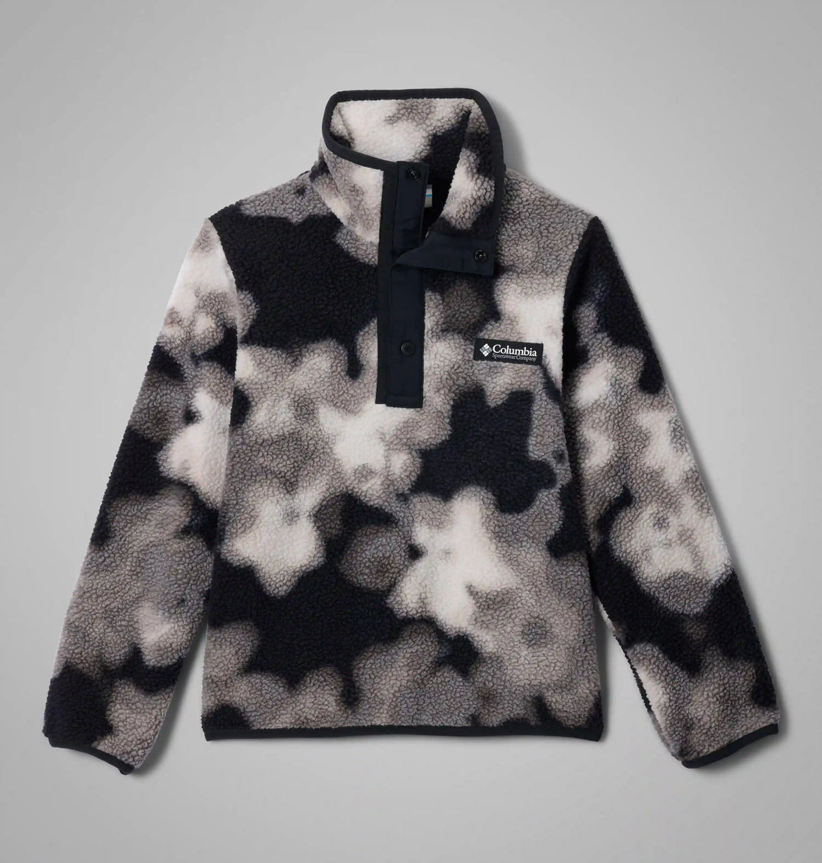 Kids' Helvetia II Printed Half Snap Fleece Pullover