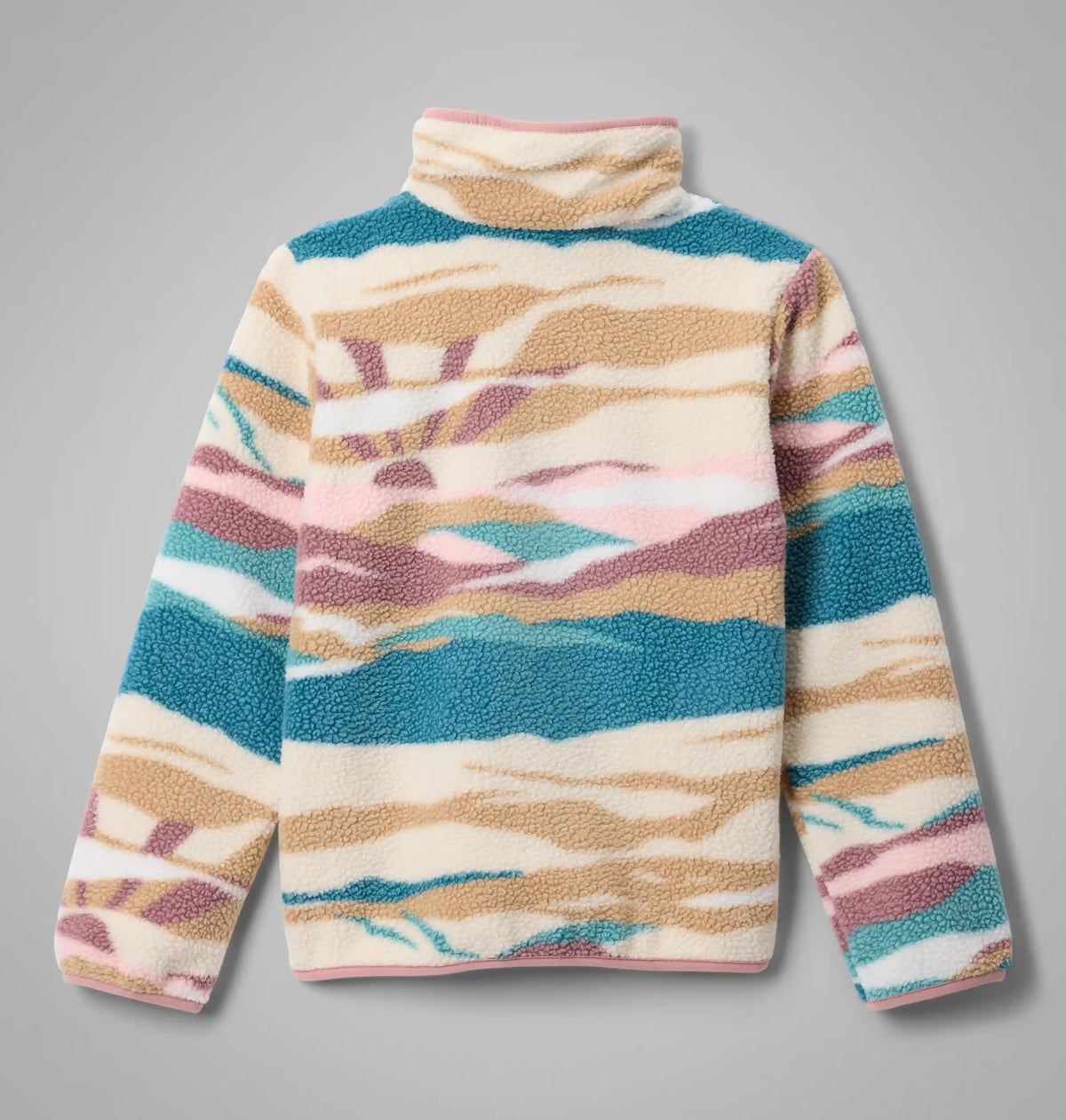 Kids' Helvetia II Printed Half Snap Fleece Pullover