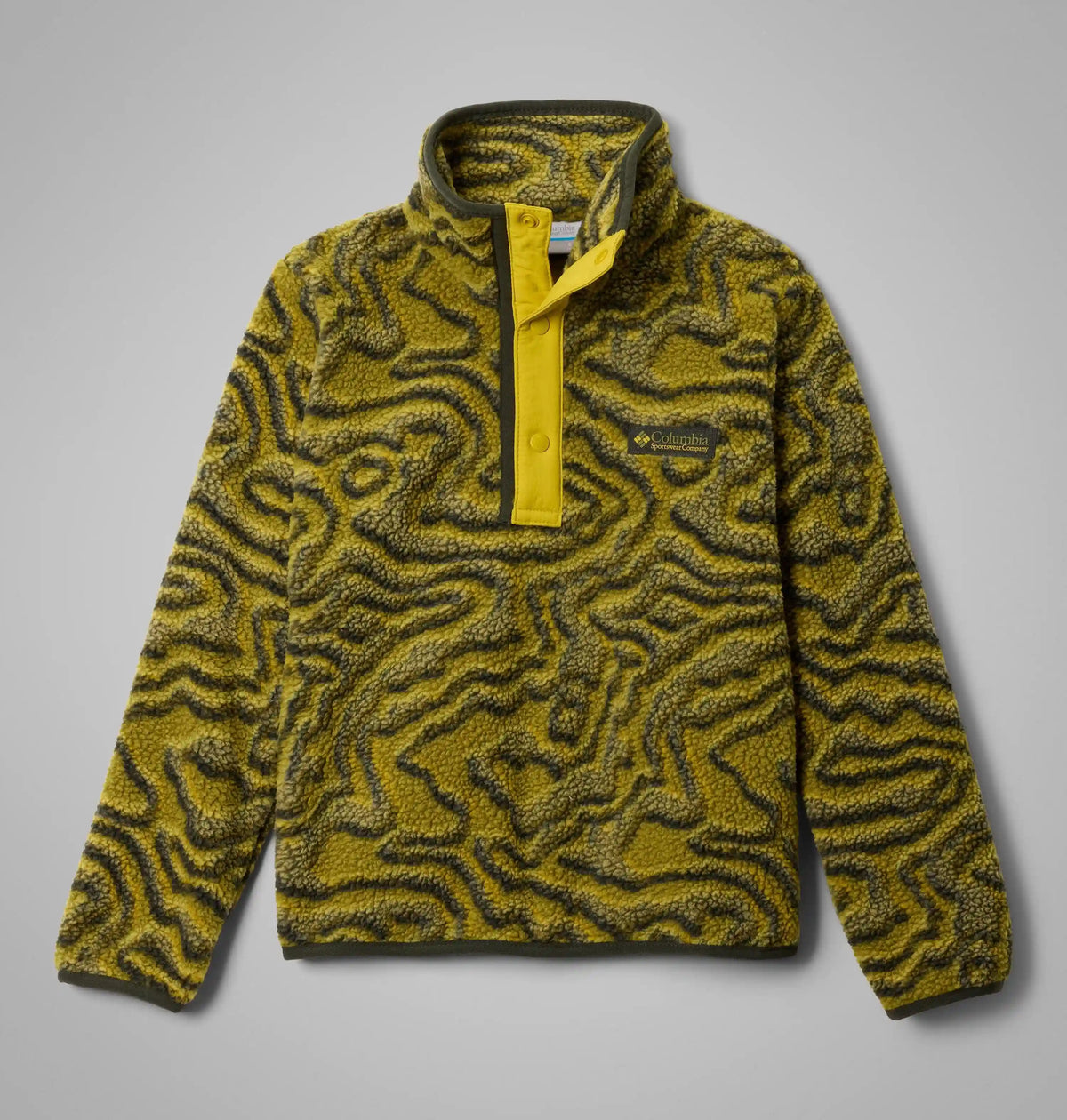 Kids' Helvetia II Printed Half Snap Fleece Pullover
