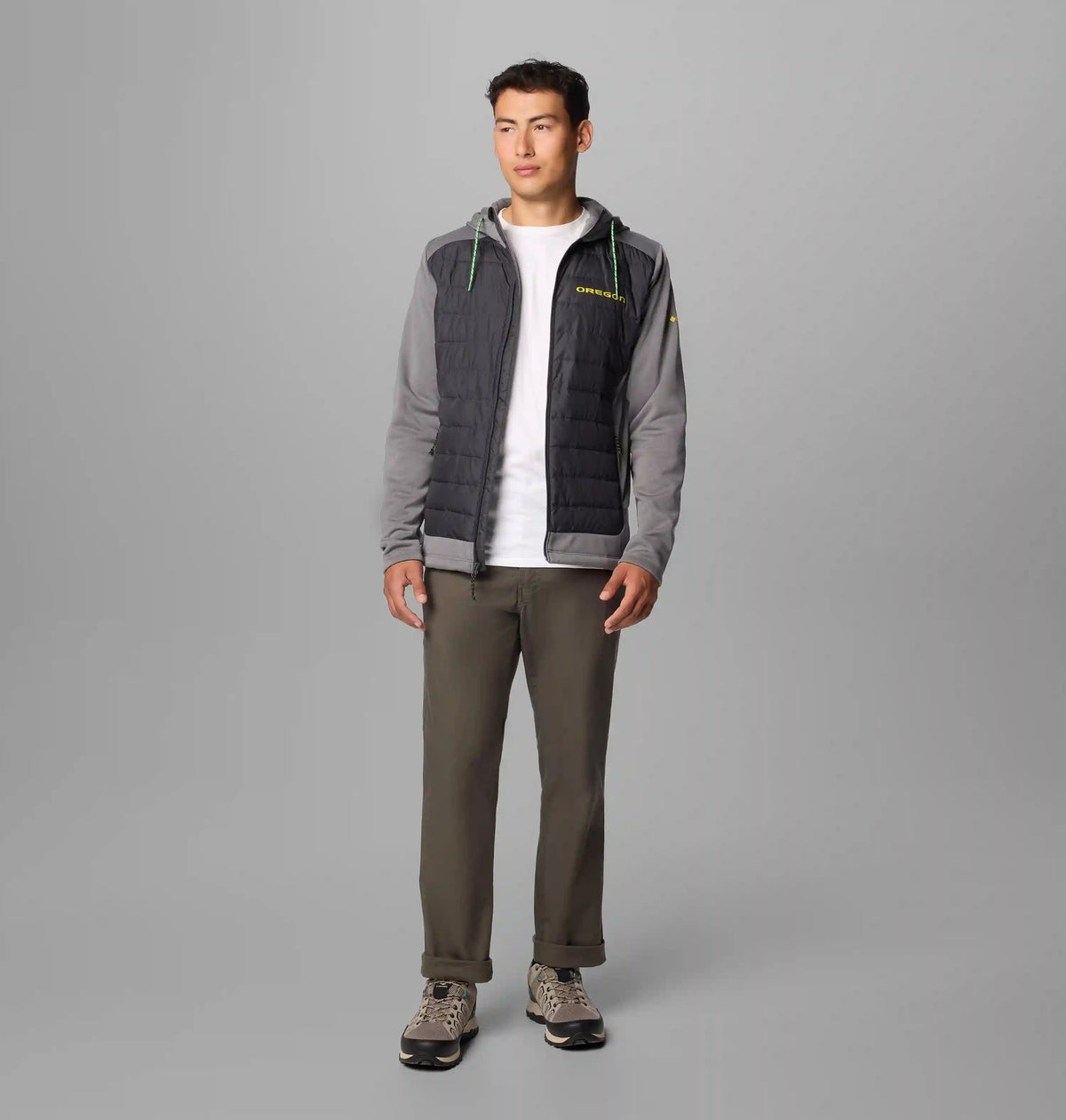 Men's Collegiate Out-Shield Hybrid Hoodie - Oregon