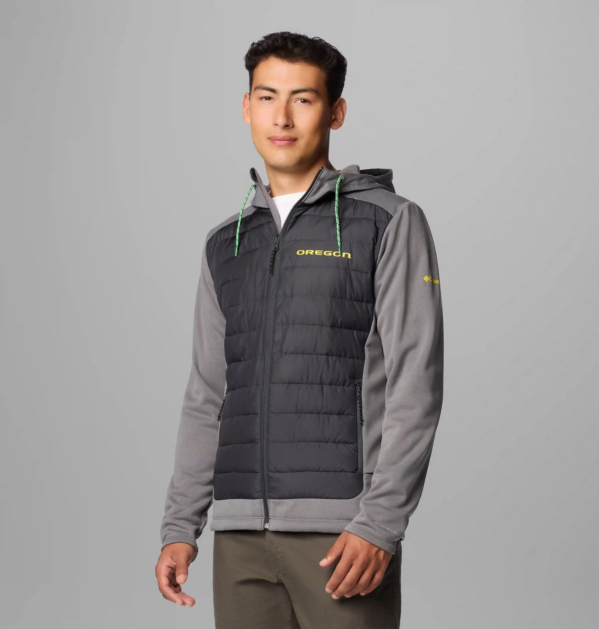 Men's Collegiate Out-Shield Hybrid Hoodie - Oregon