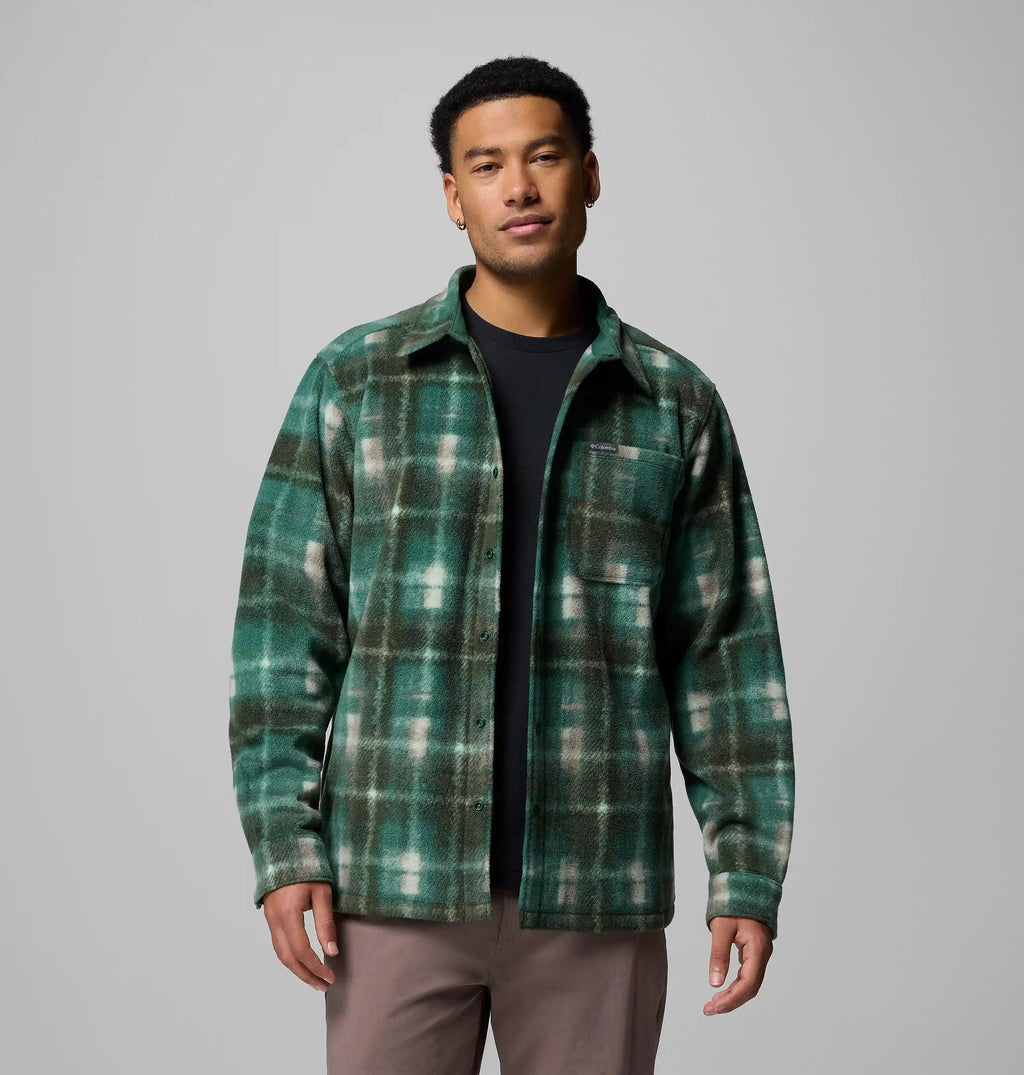 Men's Steens Mountain Printed Fleece Shirt Jacket II - Tall