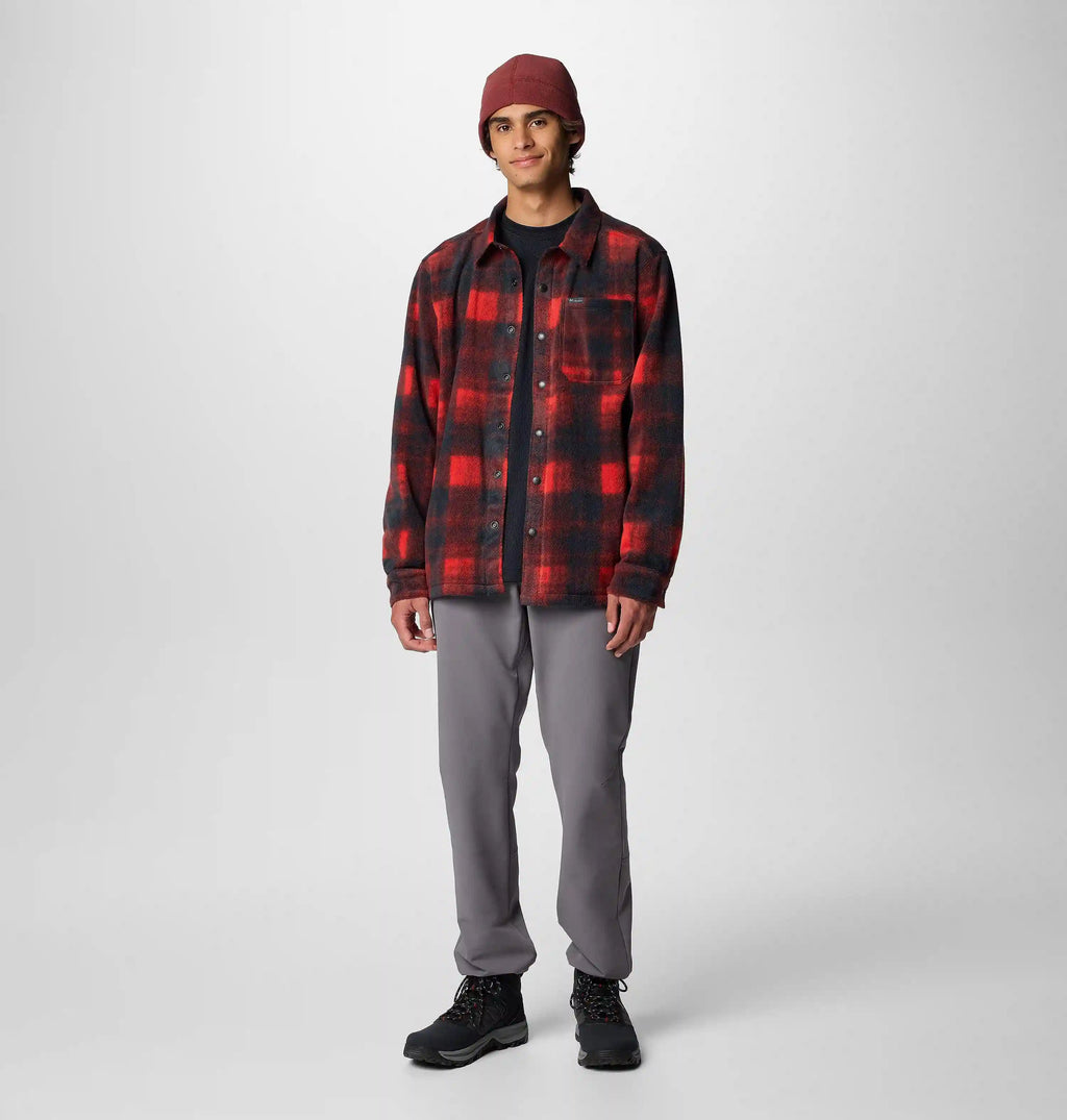 Men's Steens Mountain Printed Fleece Shirt Jacket II - Tall