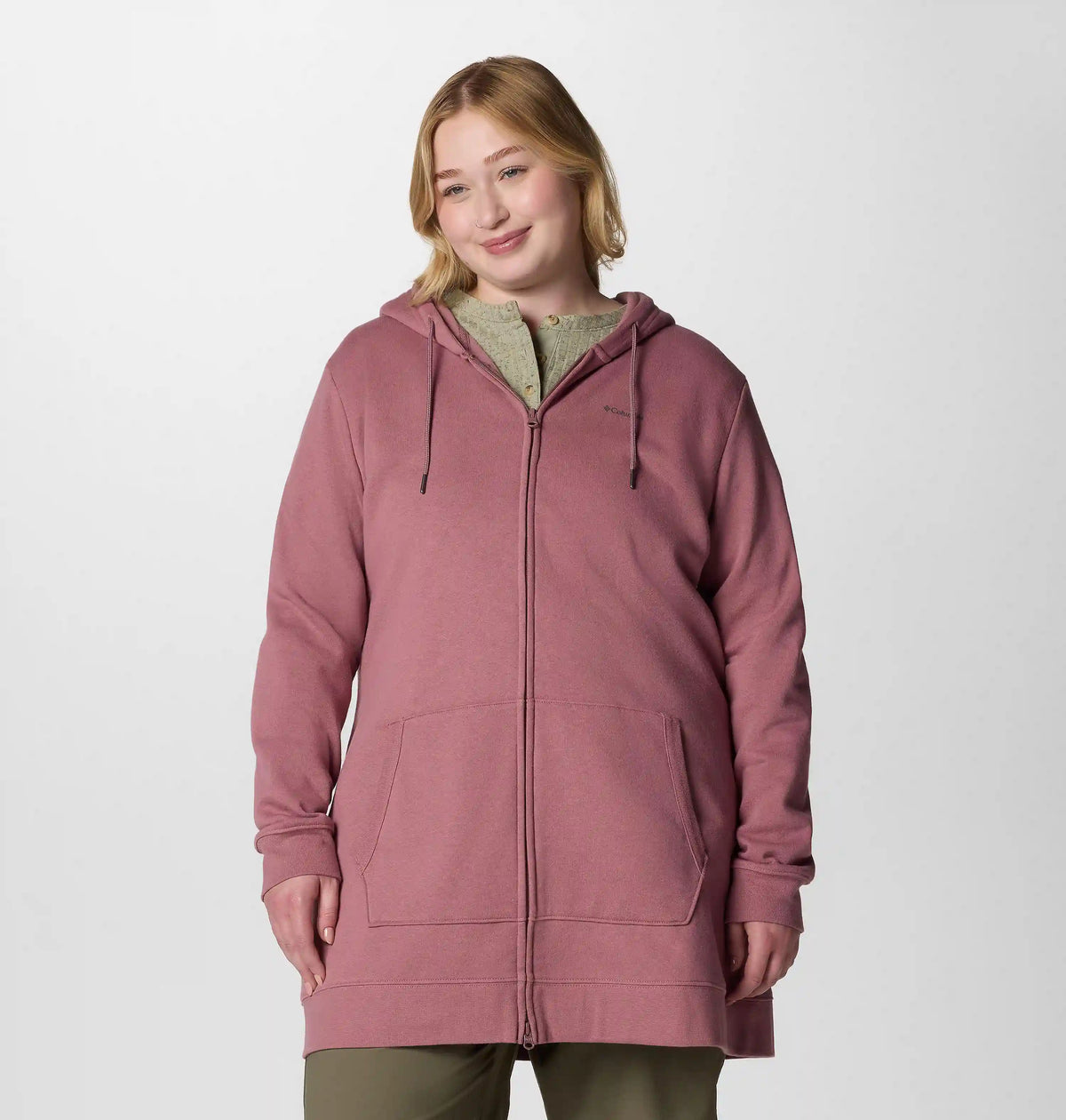 Women's Burr Trail Long Full Zip Hoodie - Plus Size