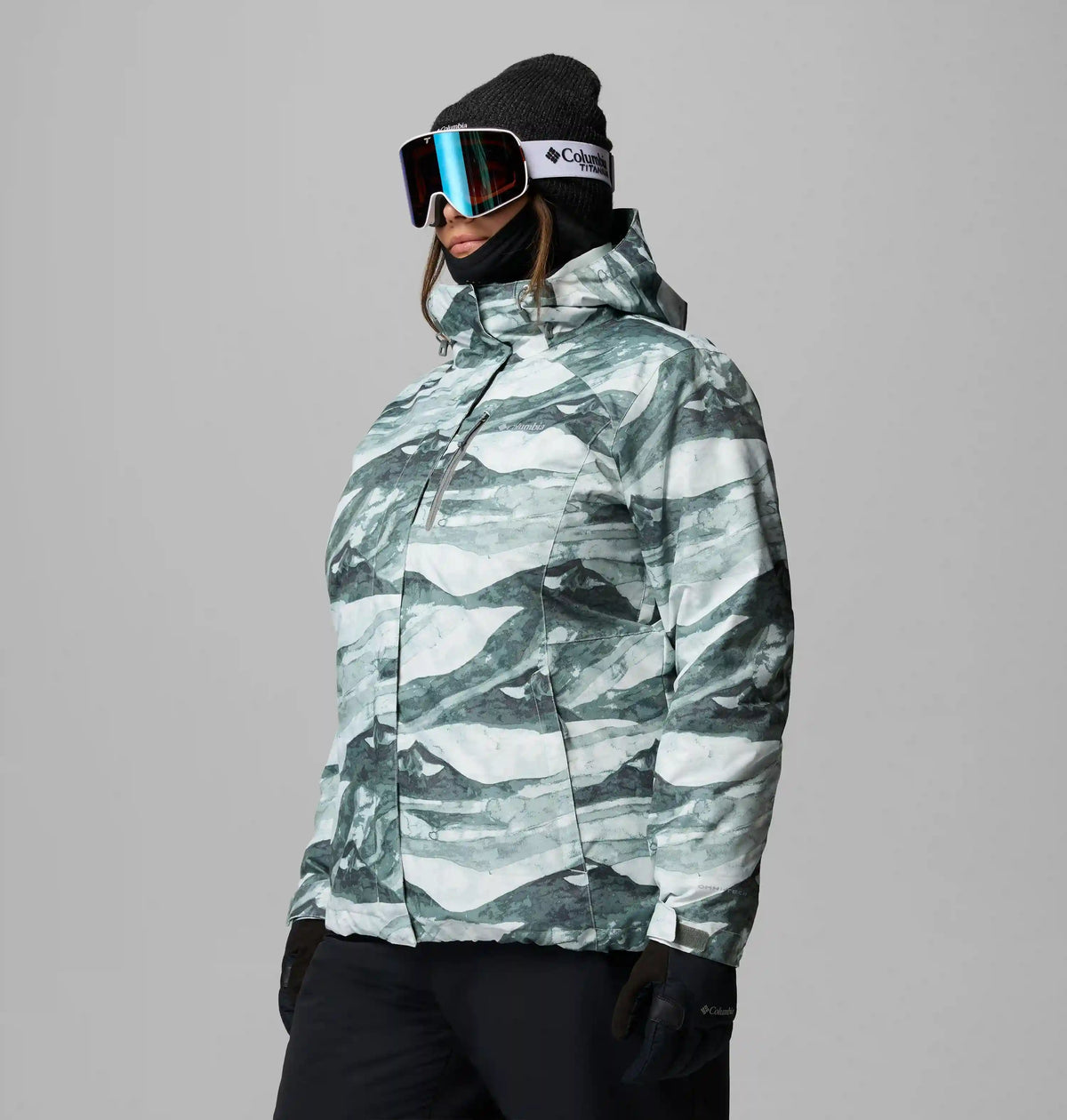 Women's Whirlibird V Printed Interchange Jacket - Plus Size