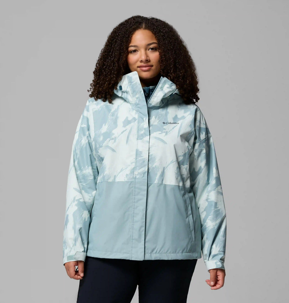 Women's Hikebound Printed Rain Jacket - Plus Size