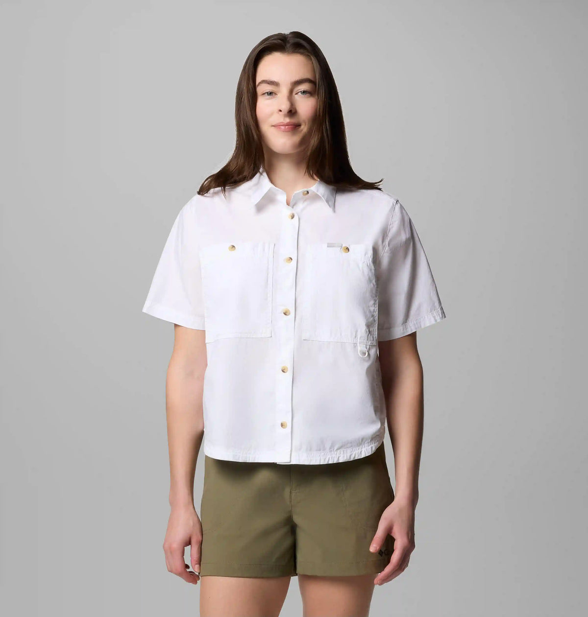 Women's Brea Falls Woven Short Sleeve Shirt
