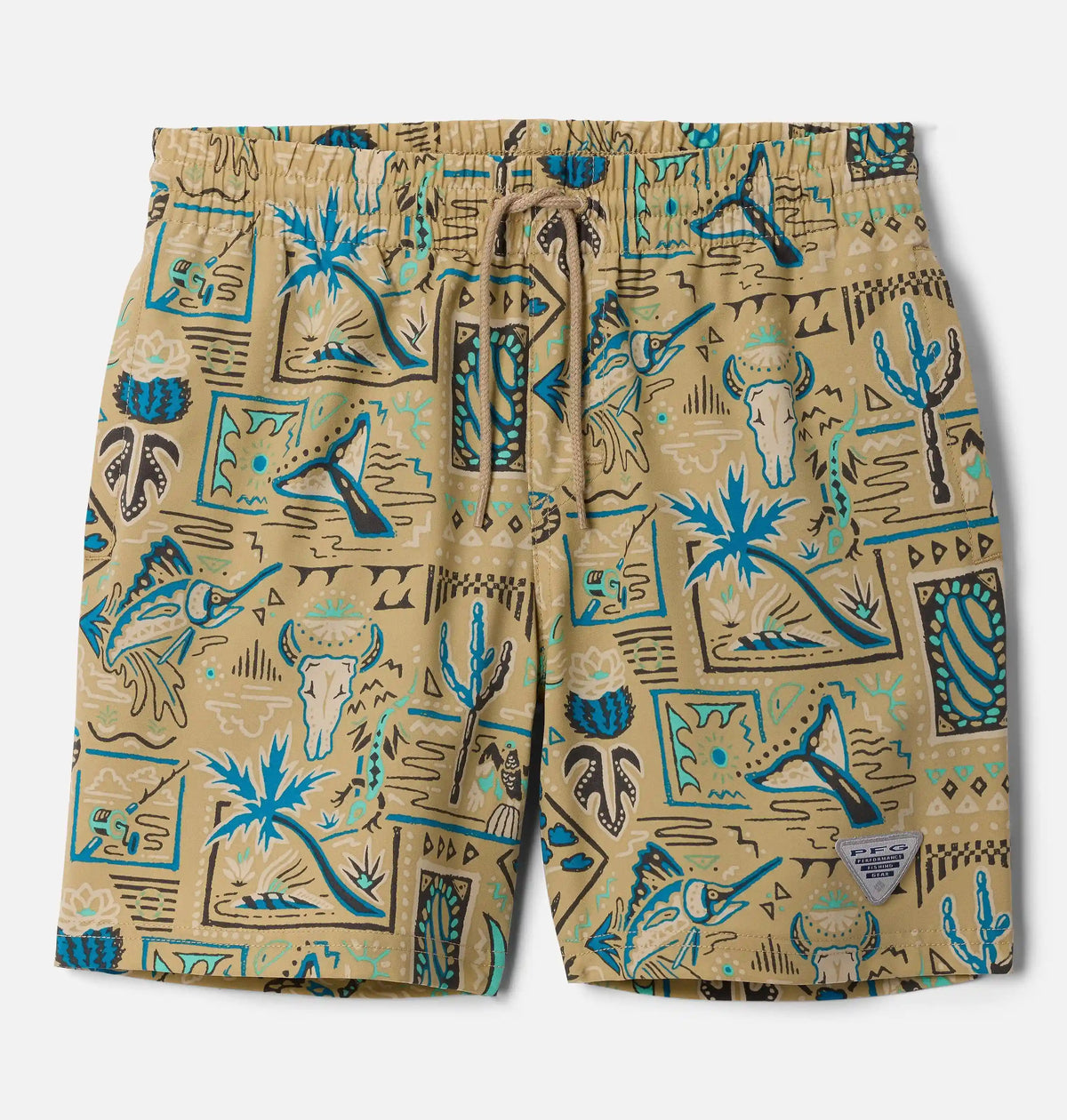 Boys' PFG Rambler Printed Water Shorts